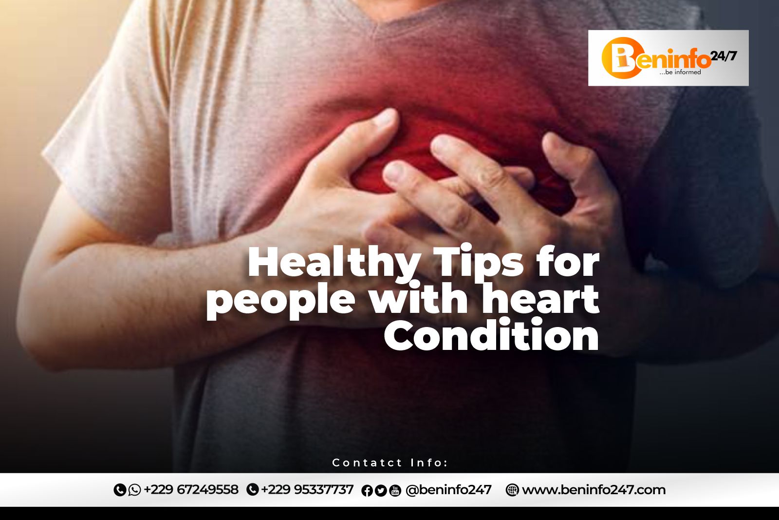 Read more about the article Healthy Tips for heart Conditions